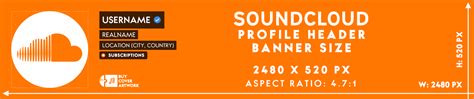 soundcloud banner size template.